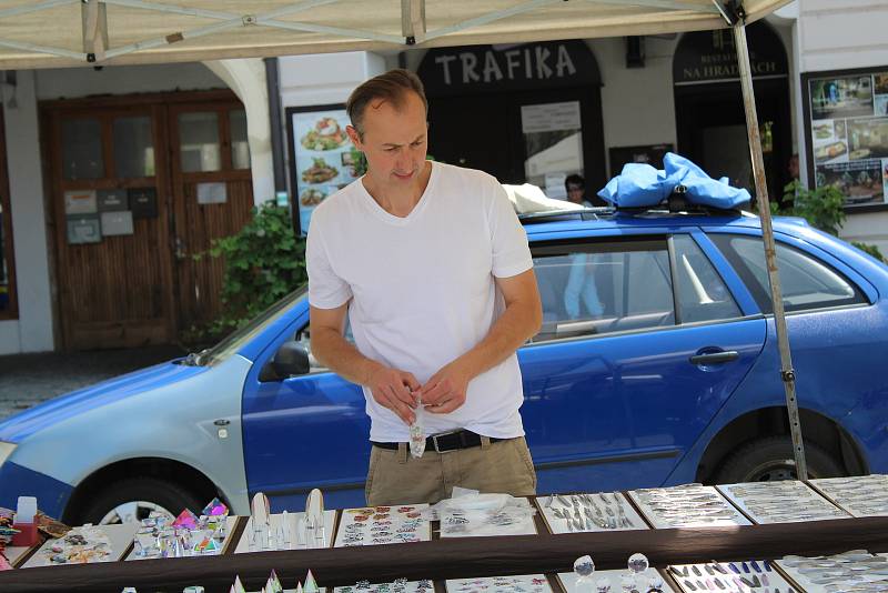 Svatoantonínský jarmark na mělnickém náměstí Míru přilákal v sobotu nejen místní, ale dokonce i turisty ze zahraničí.