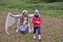 Strašidla v zámeckém parku Veltrusy čekala na děti v sobotu 29. října.