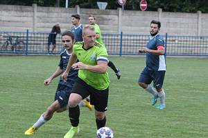 AGRO CS Pohár SKFS, 1. kolo: Kralupy 1901 (v modrém) - Dynamo Nelahozeves (2:1)