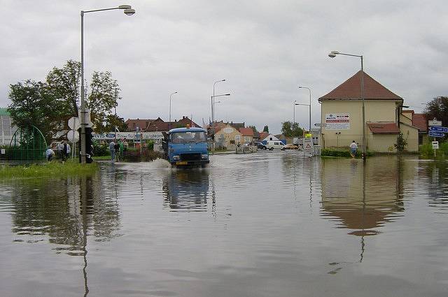 Fotogalerie z povodní 2002.