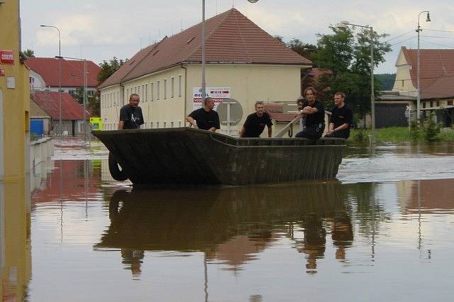 Fotogalerie z povodní 2002.