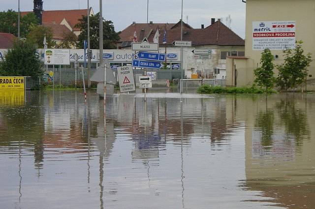 Fotogalerie z povodní 2002.