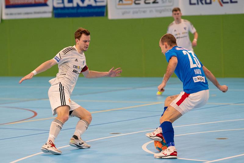 1. Futsal liga, 20. kolo: Olympik Mělník - Slavia Praha (1:3), hráno 17. února 2023