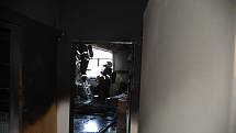 Požár domova seniorů ve Mšeně