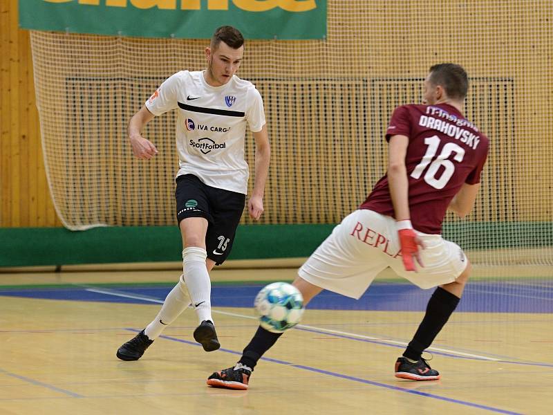 Čtvrtfinále Poháru FAČR ve futsalu 2018. Sparta Praha porazila ve Zruči nad Sázavou Olympik Mělník.