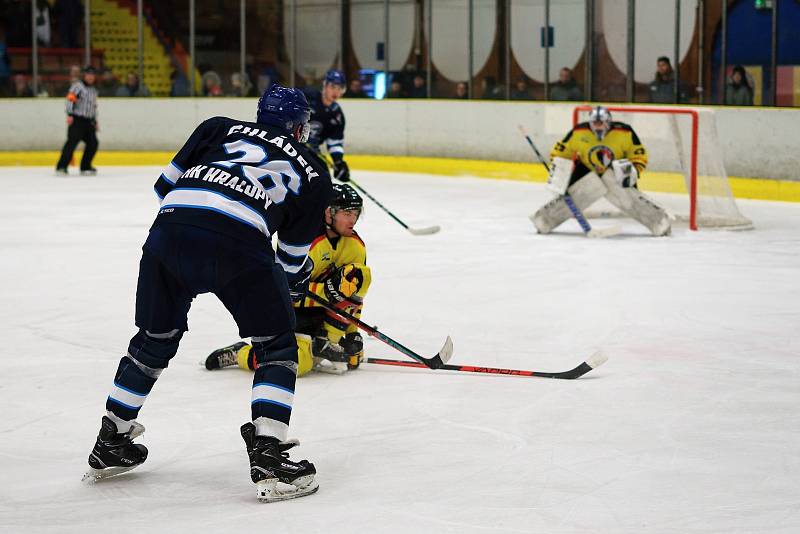 Krajská liga, 18. kolo: HC Junior Mělník - HK Kralupy (4:3), hráno 21. ledna 2023.