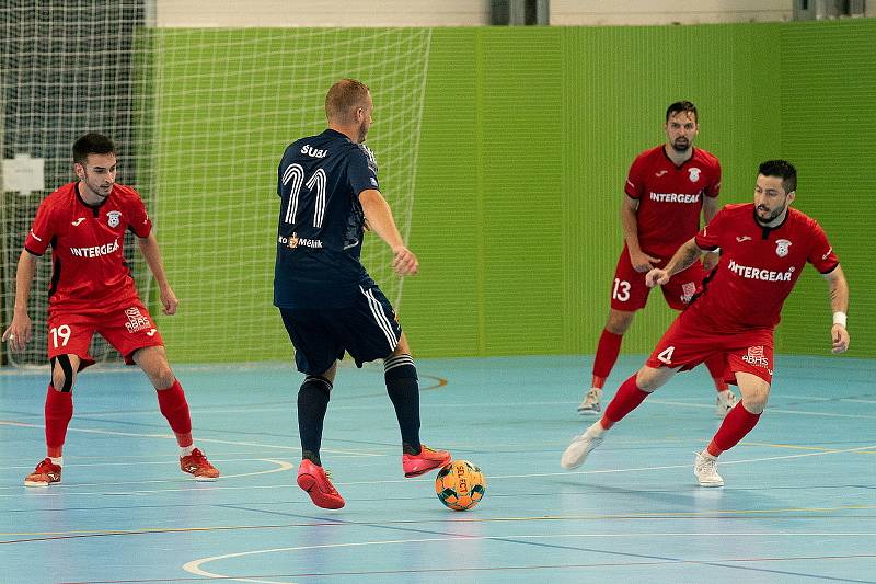 1. Futsal liga, 1. kolo: Olympik Mělník - FK Chrudim (1:10), hráno 26. srpna 2022.