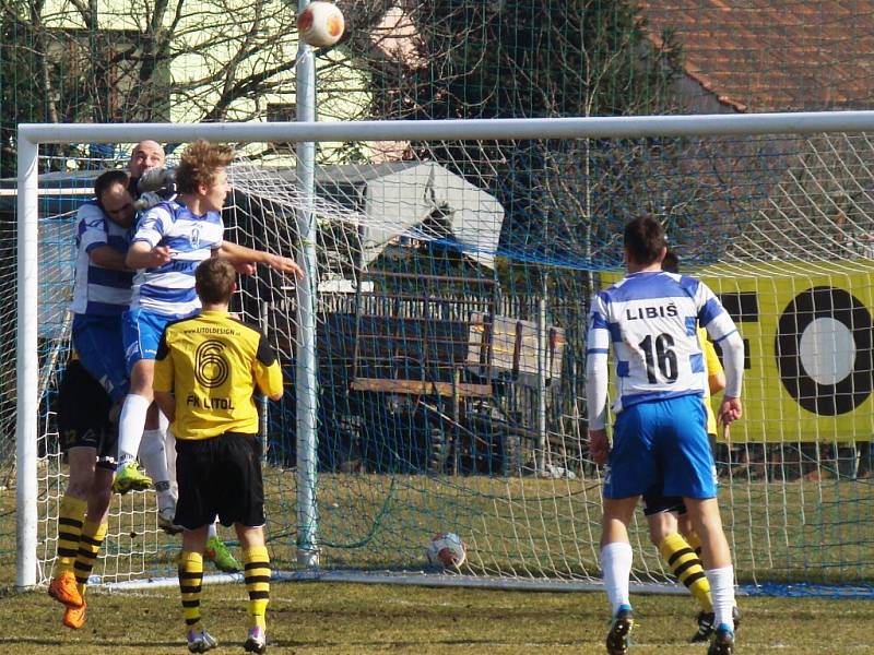 Sokol Libiš - FK Litol (3:2); 16. kolo divize B; 7. března 2015