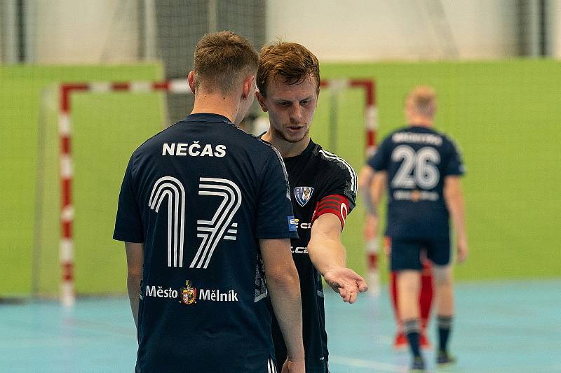 1. Futsal liga, 1. kolo: Olympik Mělník - FK Chrudim (1:10), hráno 26. srpna 2022.