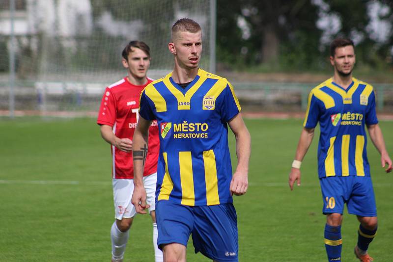 Divize B, 8. kolo: FK Neratovice-Byškovice - SK Český Brod (0:0), hráno 24. září 2022.