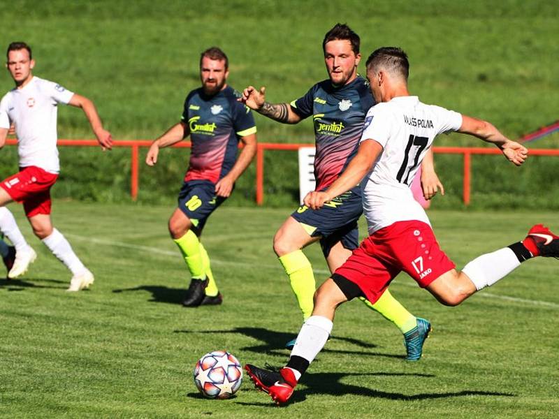 Fotbalista Lidečka Marek Filák nasázel o víkendu hattrick za čtvrt hodiny.