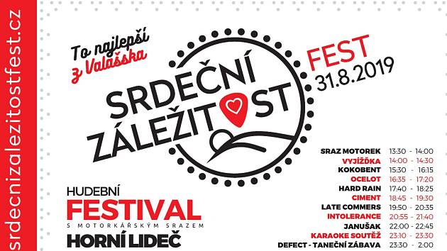 Hudební festival s motorkářským srazem zakončí 31.8. 2019 prázdniny v Horní Lidči.