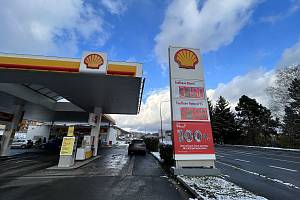 Ceny benzínu ve Vsetíně 26. listopadu 2023