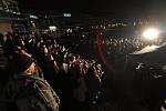 Tradiční zpívání koled se souborem Vsacan na vsetínském Dolním náměstí; pátek 23. prosince 2022