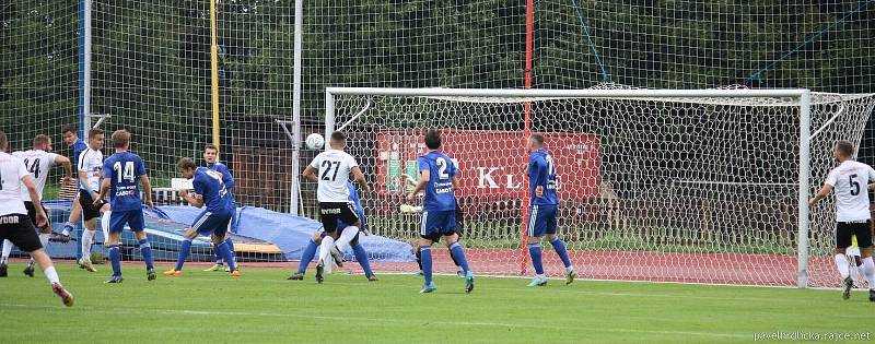 Fotbalisté Valašského Meziříčí prohráli s Polankou nad Odrou 0:2.