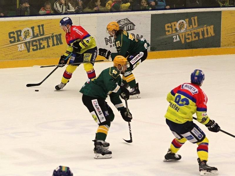 Vsetín vs. České Budějovice - první zápas semifinále