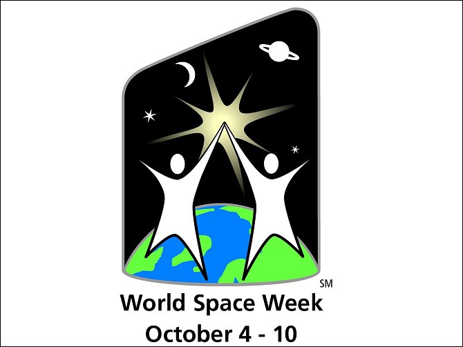 Logo Světového komického týdne.