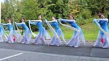 49. Liptálské slavnosti. Tanečníci z čínského souboru Regina Dance Group