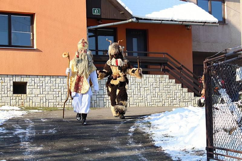 Mikulášská obchůzka v Horní Lidči