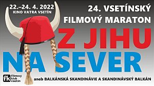 24. Vsetínský filmový maraton se v kině Vatra ve Vsetíně uskuteční od 22. do 24. dubna 2022. Nabídne novinky balkánské a skandinávské kinematografie.
