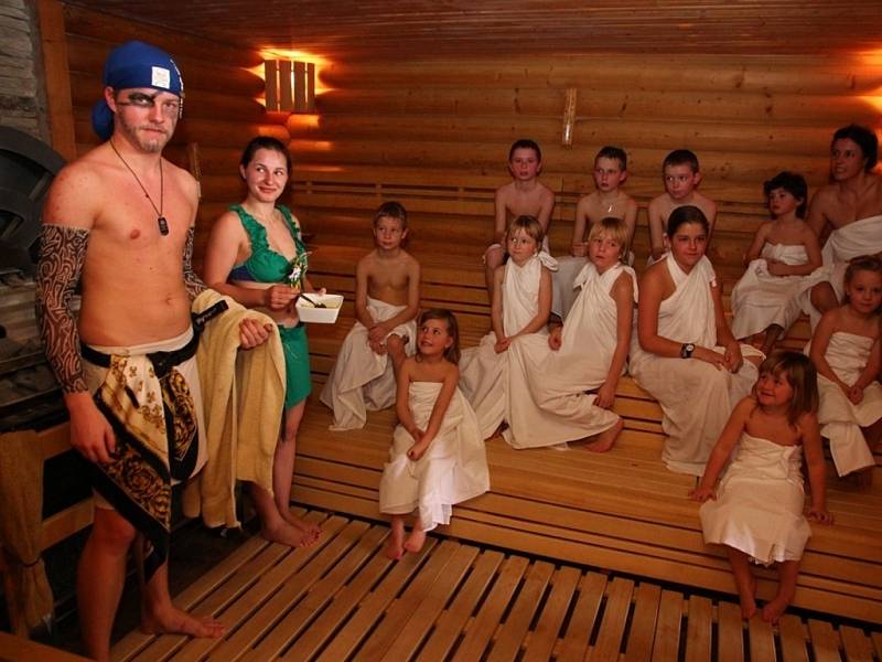 Dětské rituály ve welnes hotelu Horal.