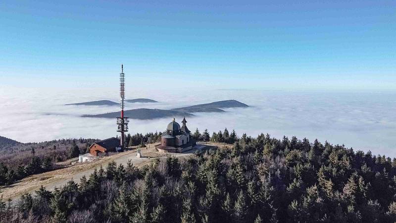 Pustevny ve čtyřech ročních obdobích