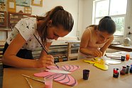 Prvního ročníku soutěže O zlatou olovnici se v pondělí 11. června 2018 na valašskomeziříčské Střední průmyslové škole stavební zúčastnilo devět chlapců a dvě dívky ze základních škol.