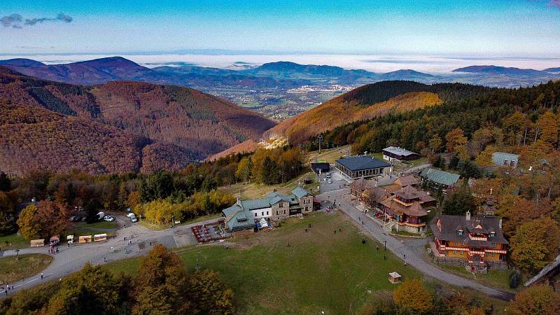 Pustevny ve čtyřech ročních obdobích