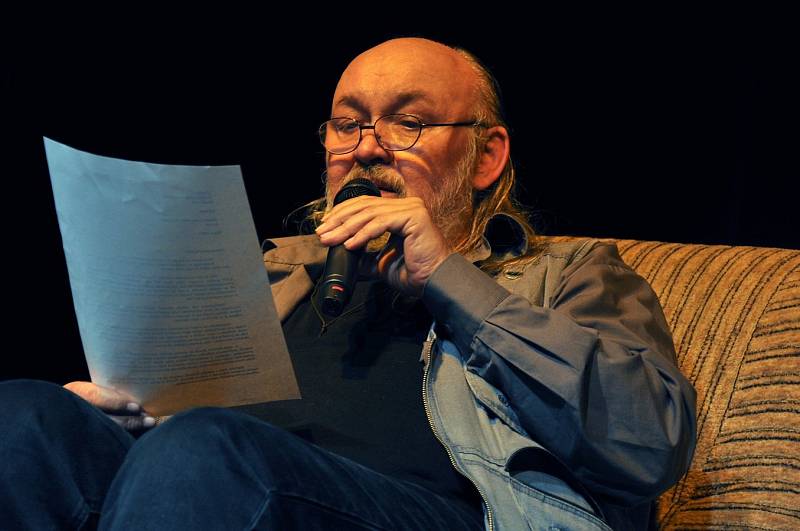 František Segrado na Noci literatury ve Vsetíně v květnu 2015