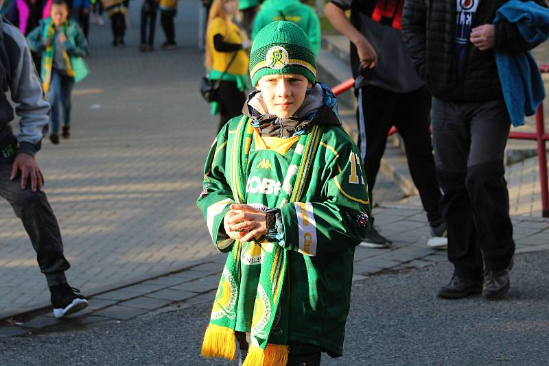 Vsetínští hokejoví fanoušci slavili v sobotu 12. října 2019 přesně na den 80. výročí založení klubu.