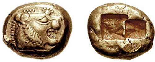 Ražba z Lýdie, která patří mezi nejstarší mince na světě