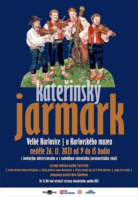 Kateřinský jarmark ve Velkých Karlovicích - plakát.