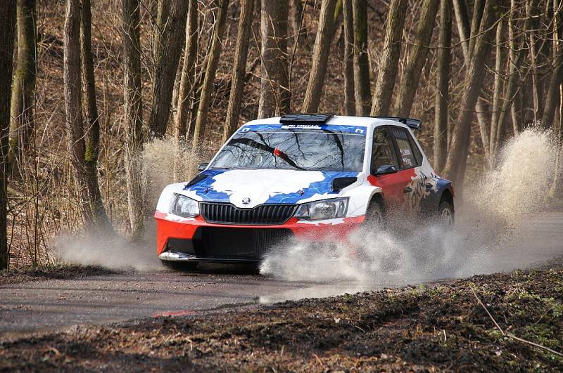 Jan Jelínek testoval vůz před valašskou rally v blízkosti Vizovic