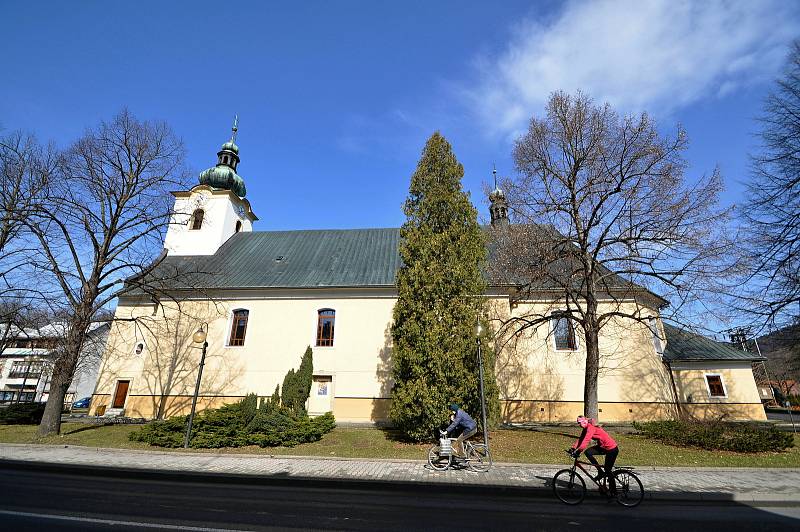 Nový Hrozenkov - kostel sv. Jana Křtitele.