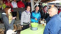 V kulturním areálu v Liptálu se konal v sobotu 23. září Gastro folklorní festival. Dopoledne patřilo soutěži ve vaření a pojídání brynzových halušek.