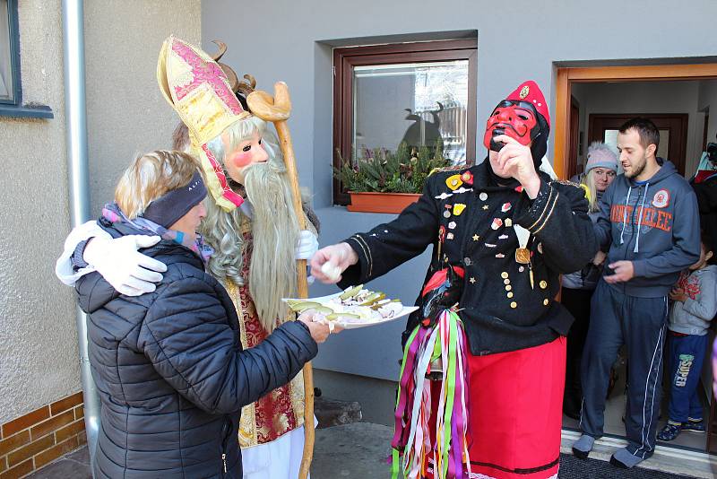 Mikulášská obchůzka v Horní Lidči