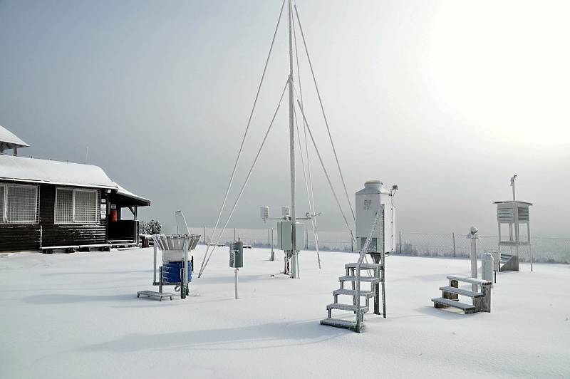 Obec Hošťálková. Meteostanice Maruška.