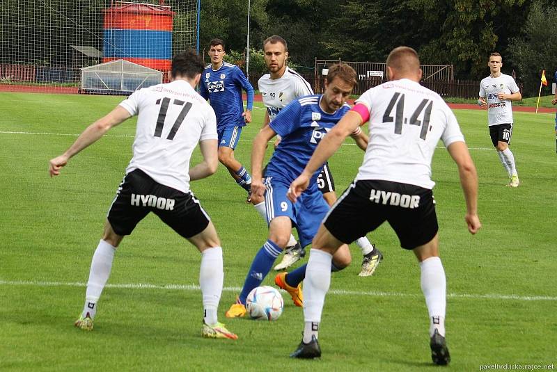 Fotbalisté Valašského Meziříčí prohráli s Polankou nad Odrou 0:2.