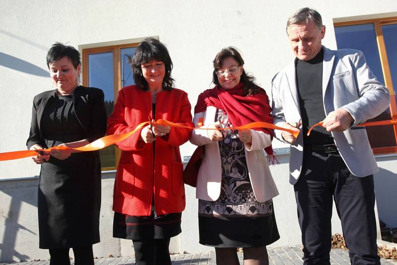 Otevření centra pro OZP ve Vsetíně s ministryní práce a sociálních věcí Michaelou Marksovou.