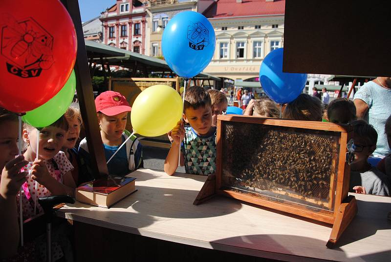 Medový den na náměstí ve Valašském Meziříčí; středa 4. září 2019