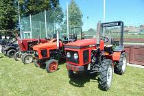 Výstava traktorů, motocyklů a čtyřkolek v Bohuslavicích nad Vláří