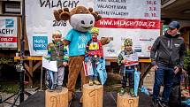 Běhej Valachy, podzim 2018: děti, stupně vítězů
