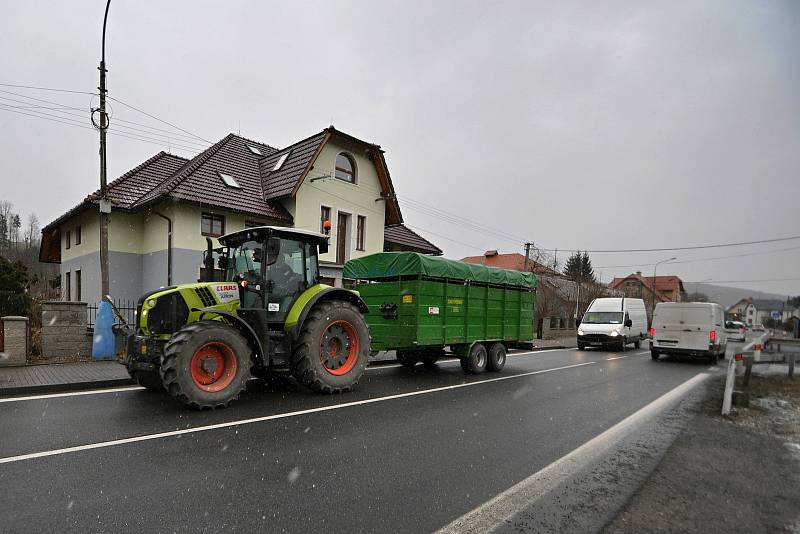 Do protestů proti změnám v rozdělování dotací se ve čtvrtek 20. ledna 2022 zapojili také zemědělci ve Zlínském kraji.