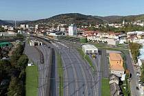 Vizualizace budoucí podoby vlakového nádraží ve Vsetíně
