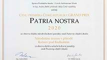 Cena premiéra České republiky Grand Prix Patria Nostra 2020 pro Národní muzeum v přírodě za obnovu národní kulturní památky Libušín na Pustevnách.