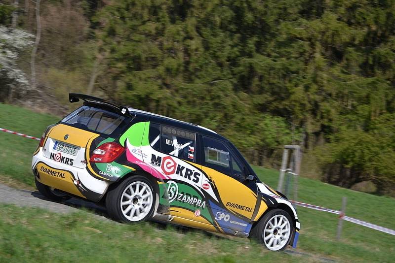 Testování před Valašskou Rally na Vizovicku.