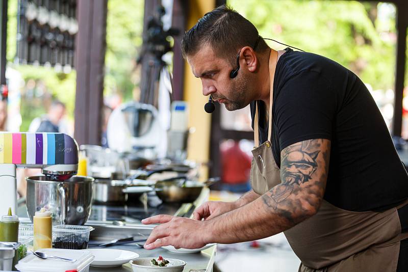 Garden Food Festival 2019 v rožnovském parku.