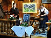 Pietní akt uložení ostatků akademického malíře Luďka Majera na Valašském Slavíně ve Valašském muzeu v přírodě v Rožnově pod Radhoštěm; sobota 21. května 2016