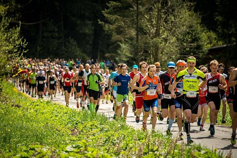 Tradiční Valachy duatlon ve Velkých Karlovicích.