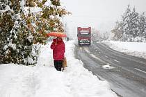 Valašsko zasáhlo silné sněžení. Nejvíce postižené jsou oblasti Velkých Karlovic, Hornobečevsko a Hornolidečsko